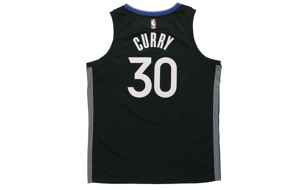 Майка Nike NBA City limited Jersey SW Fan Edition 2019-2020 Season Golden State Warriors Curry 30 Black, черный — фото 2