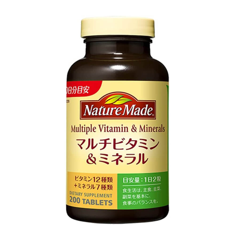 

Мультивитаминный комплекс Nature Made Multivitamin & Mineral, 200 капсул