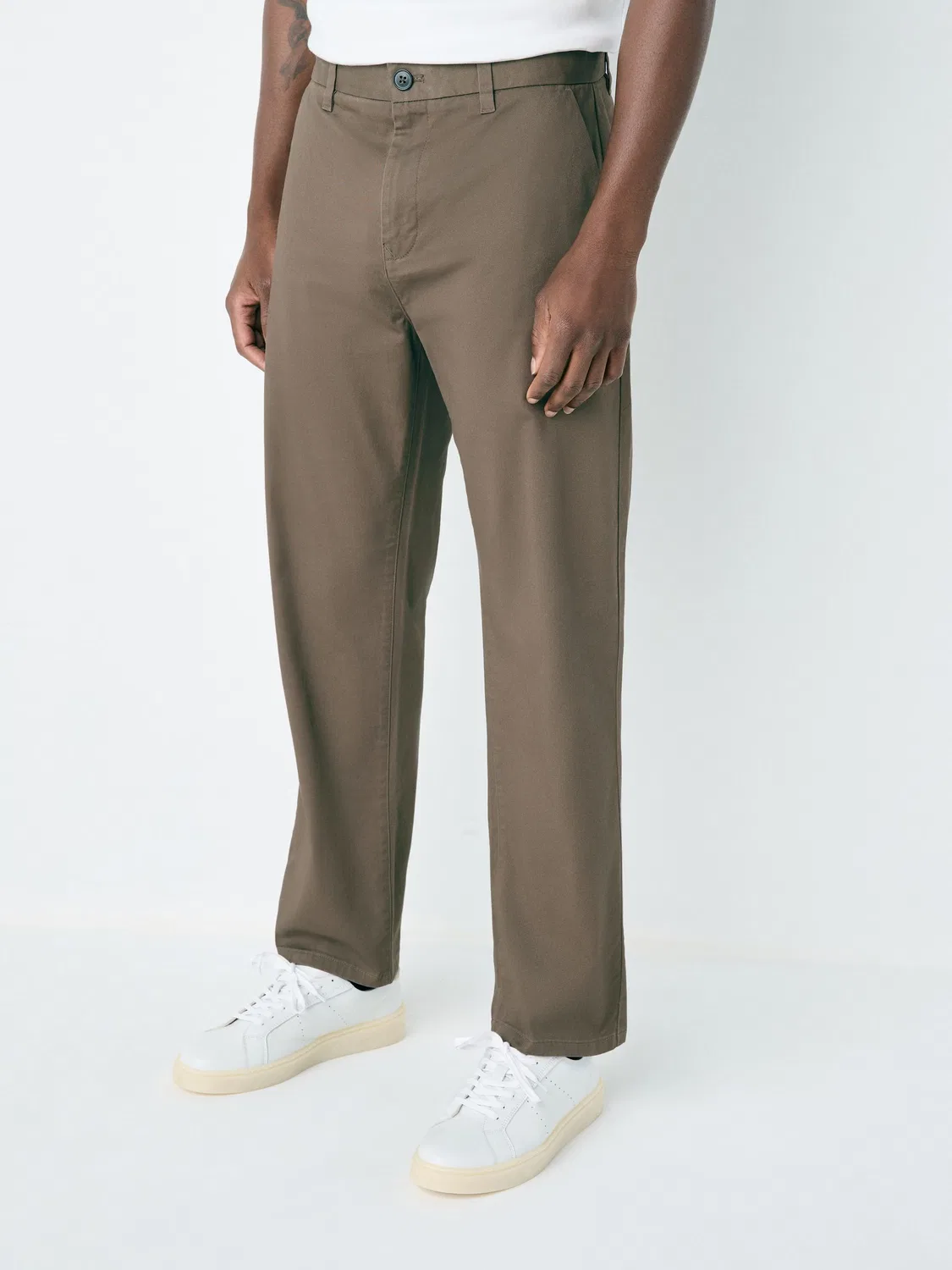 Брюки чинос прямого кроя, Light Brown Next