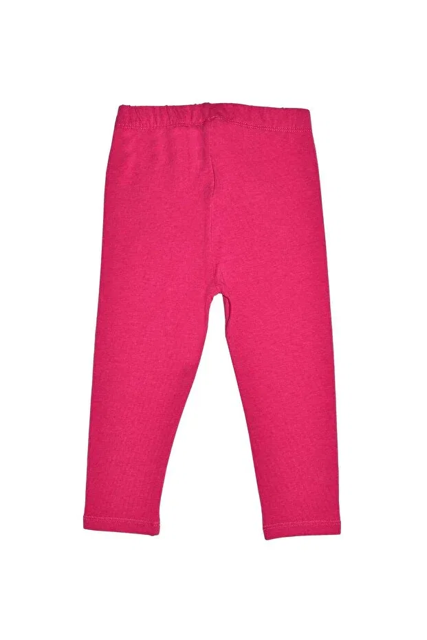 Детские леггинсы для девочек хлопковые Organickid, Pink — фото 2