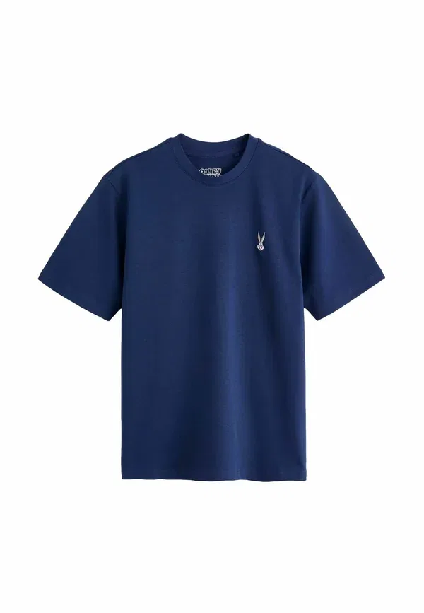 Футболка с вышивкой Regular fit Next, Navy, темно-синий