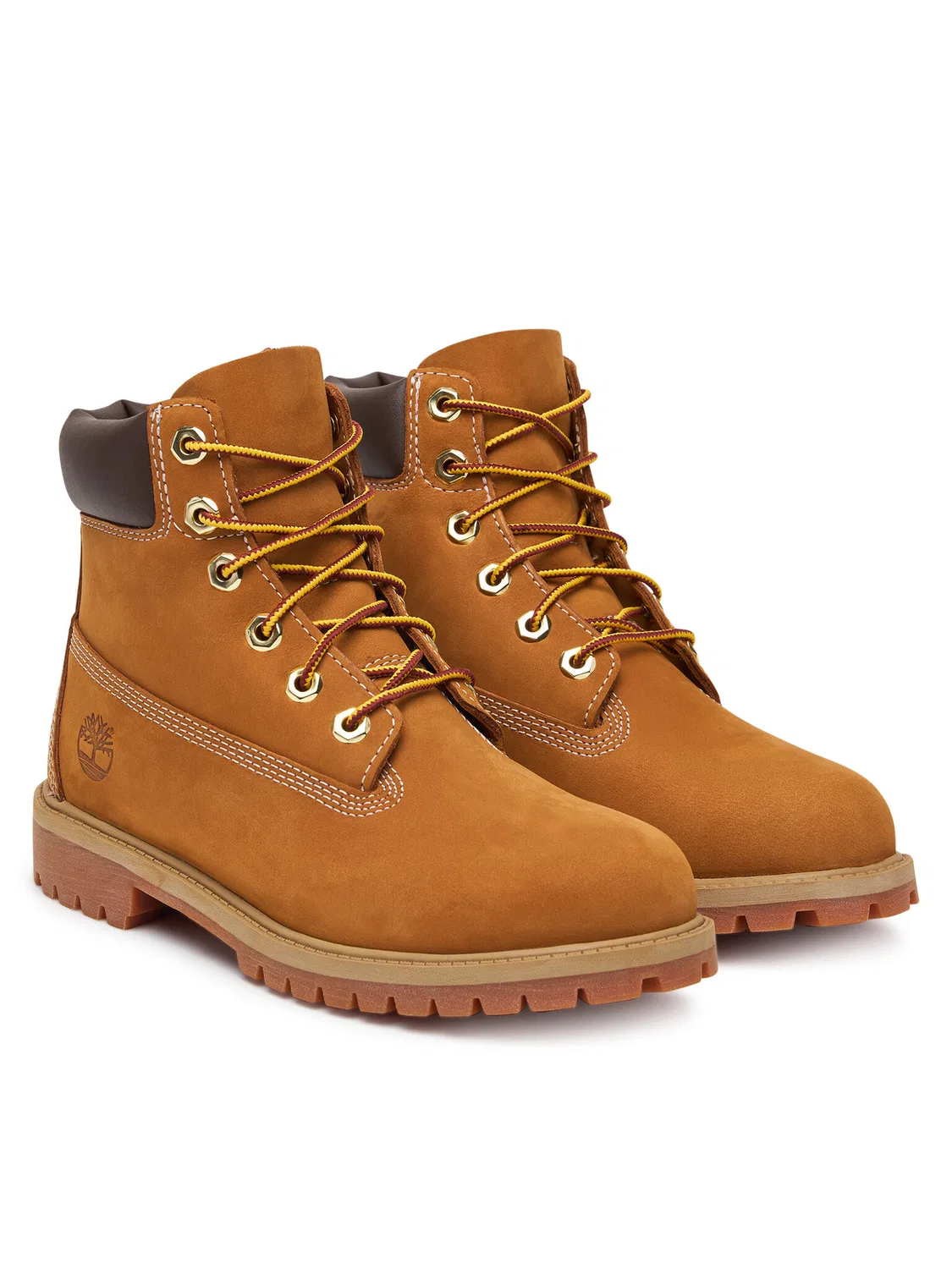 Ботильоны на шнуровке для мальчика In Premium Wp Boot Timberland, желтый — фото 2