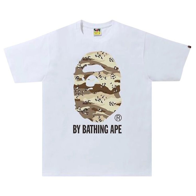 

Футболка BAPE Desert Camo By Bathing Ape Relaxed Tee 'White/Beige', белый