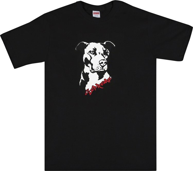 

Футболка Supreme Pitbull Tee 'Black', черный