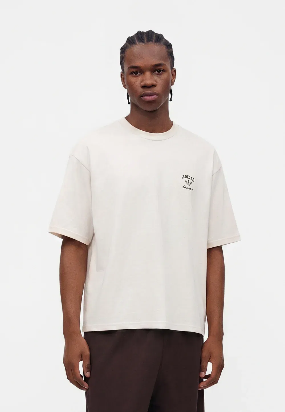 Футболка унисекс с принтом Adidas Originals, White — фото 3