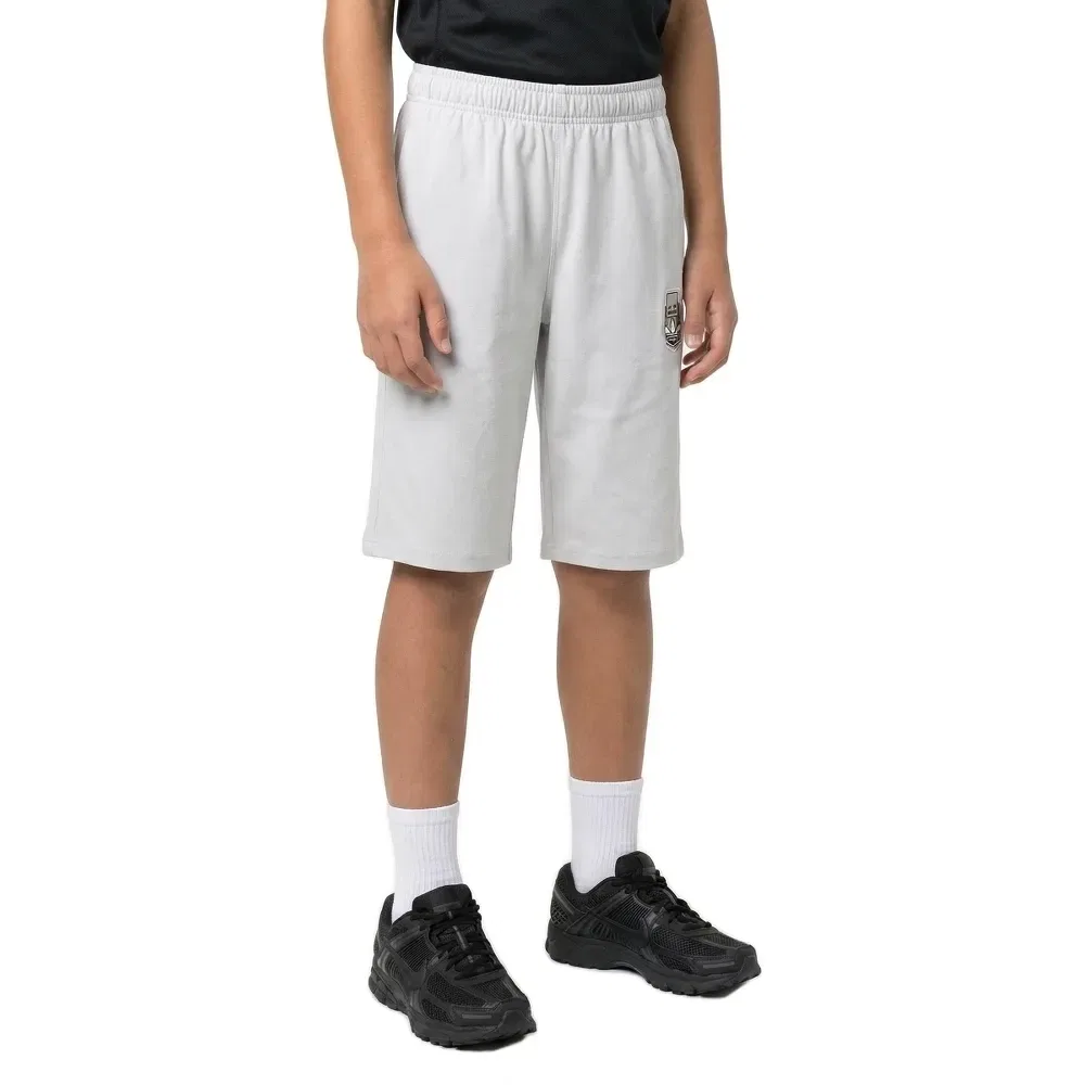 Детские шорты для девочек с принтом Adidas Originals X Minecraft, White — фото 2