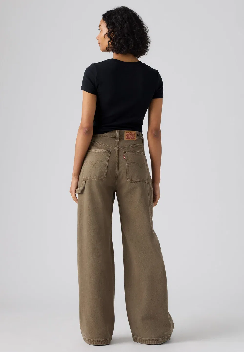 Свободные брюки-карпентеры Levi'S, Washed Canteen Gd Clean — фото 3