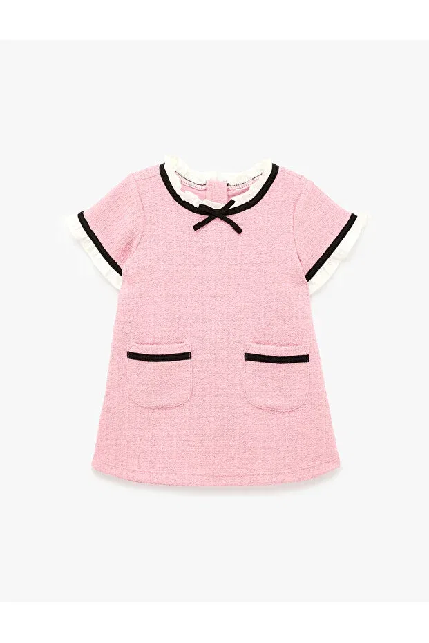 Детское платье для девочек с коротким рукавом Koton, Rose