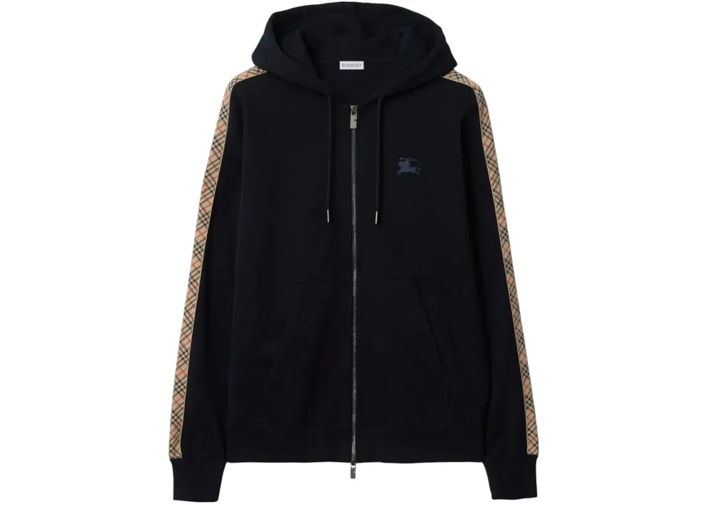 Мужская худи с отделкой в клетку Scott Check Trim Burberry, Navy