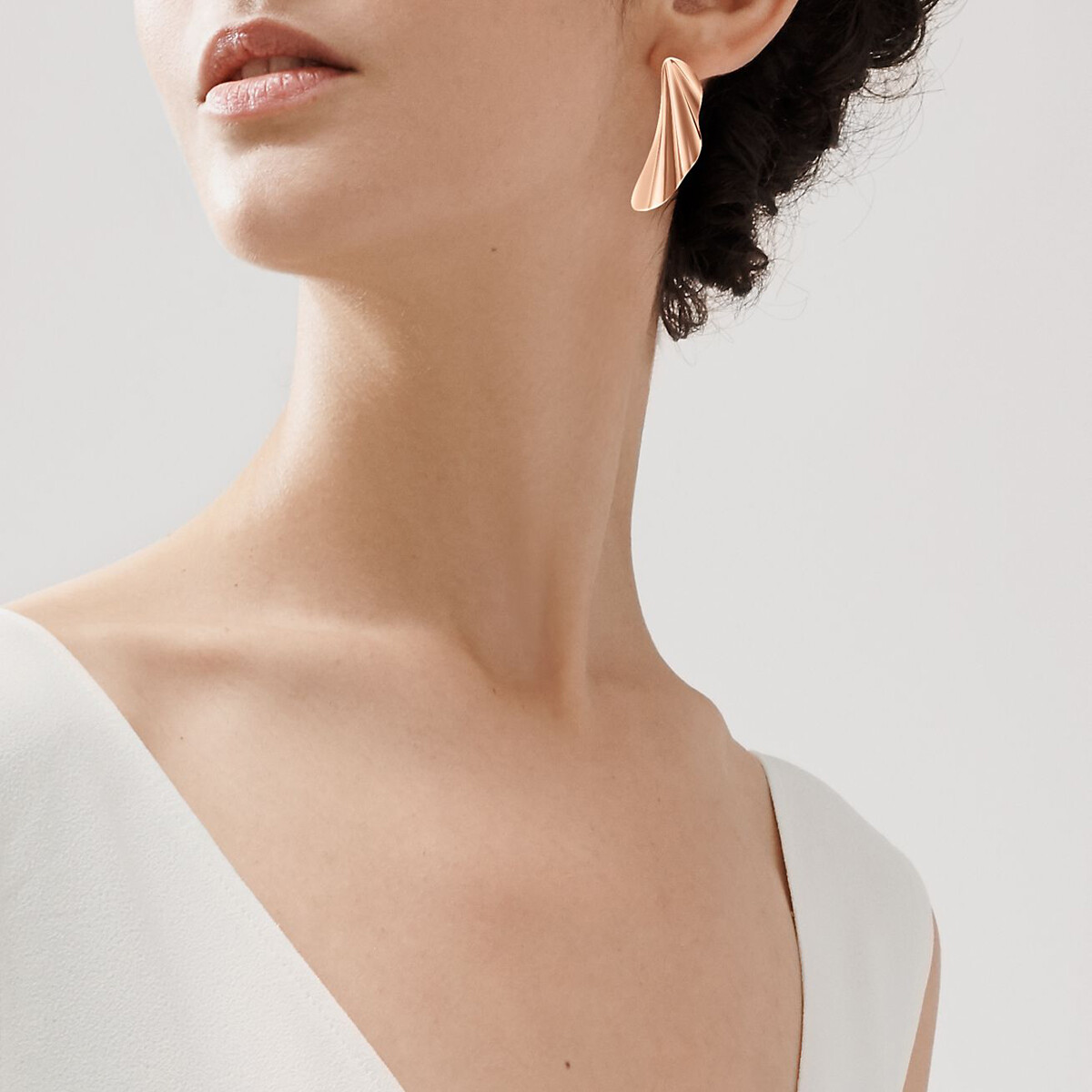 Серьги Tiffany & Co. Elsa Peretti High Tide, розовое золото — фото 4