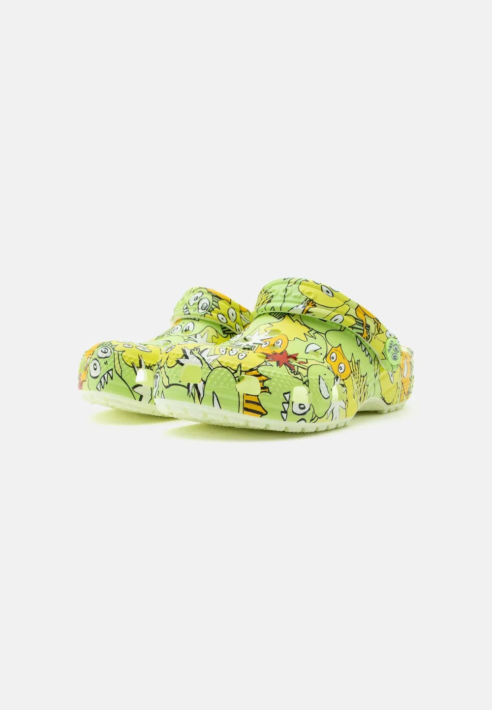 Светящиеся в камуфляж «монстр» унисекс - тапочки Crocs, Glow Light — фото 4