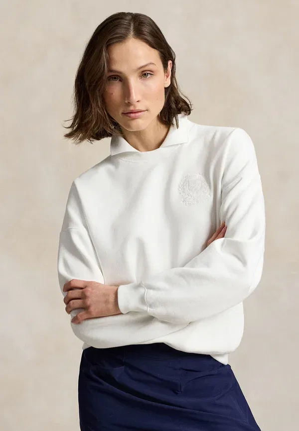 Свитшот с вышивкой Wimbledon, Polo Ralph Lauren, белый