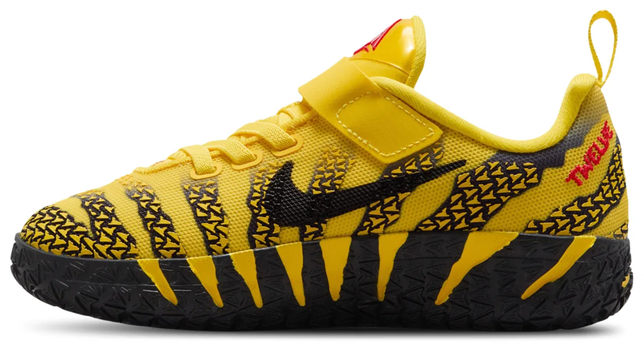Баскетбольные кроссовки для мальчиков Ja 3 Nike, цвет Tour Yellow/University Red/Black — фото 2