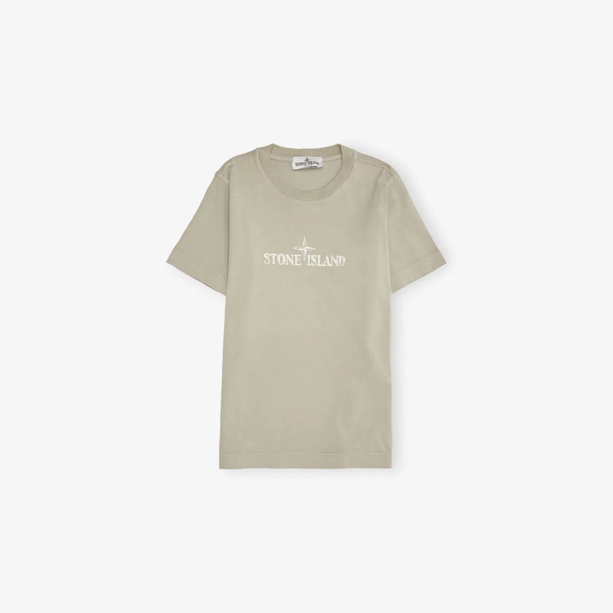 Хлопковая футболка с вышитым логотипом, 6-14 лет Stone Island
