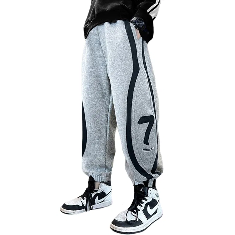 Детские спортивные штаны серые Lanza, Gray