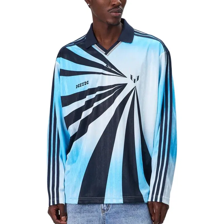 Футболка KITH x Messi, Adidas Originals, Blue — фото 4