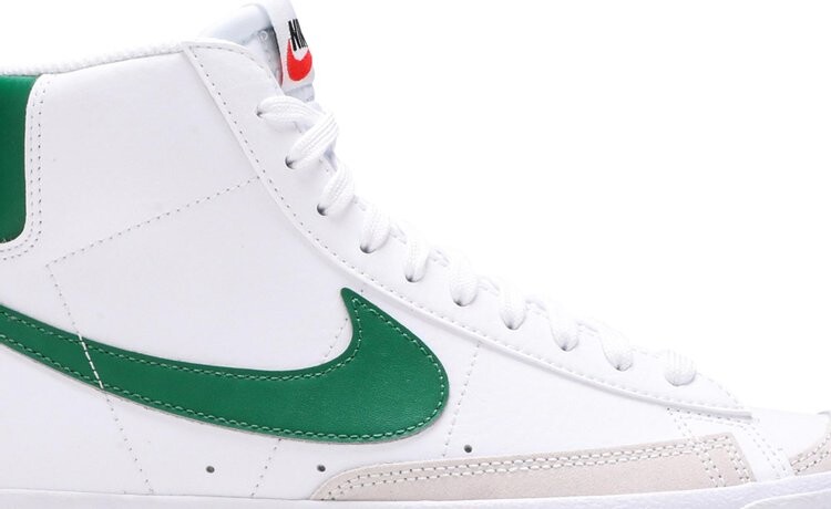 Кроссовки Nike Blazer Mid '77 GS 'White Pine Green', белый — фото 3