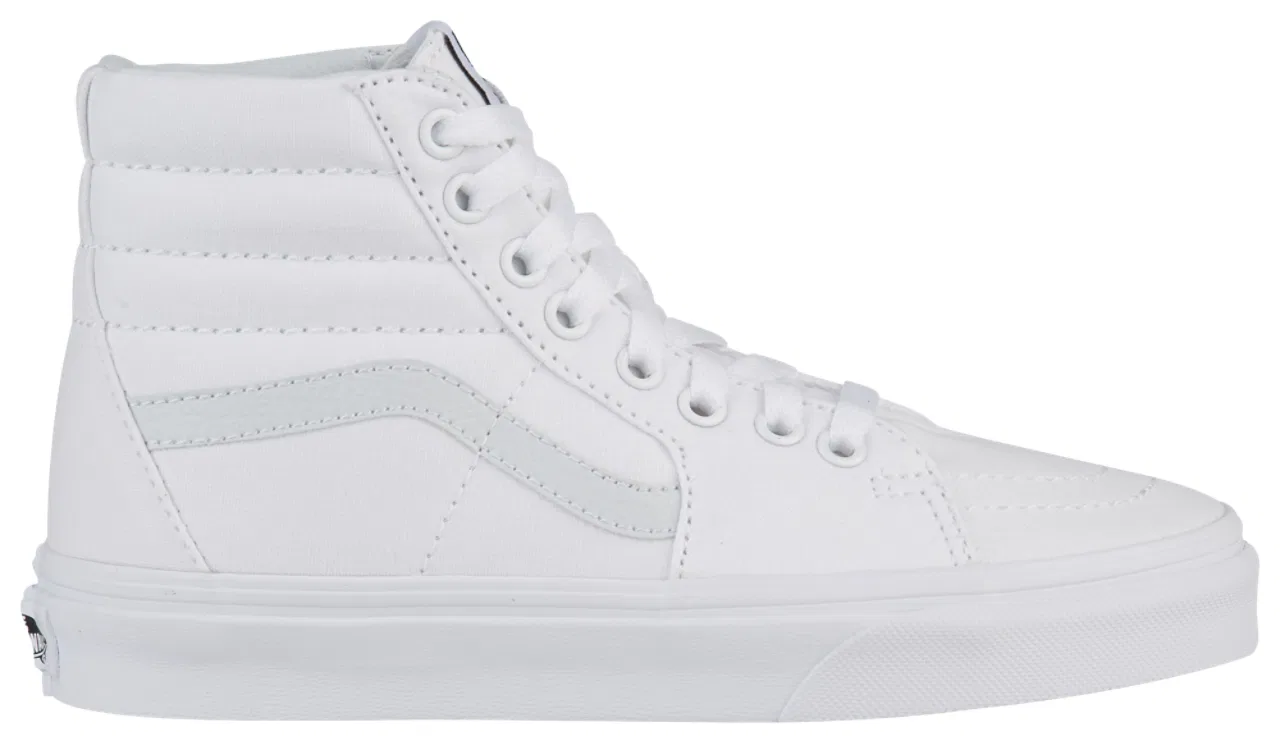 Кроссовки для мальчиков Sk8-Hi Vans, цвет True White
