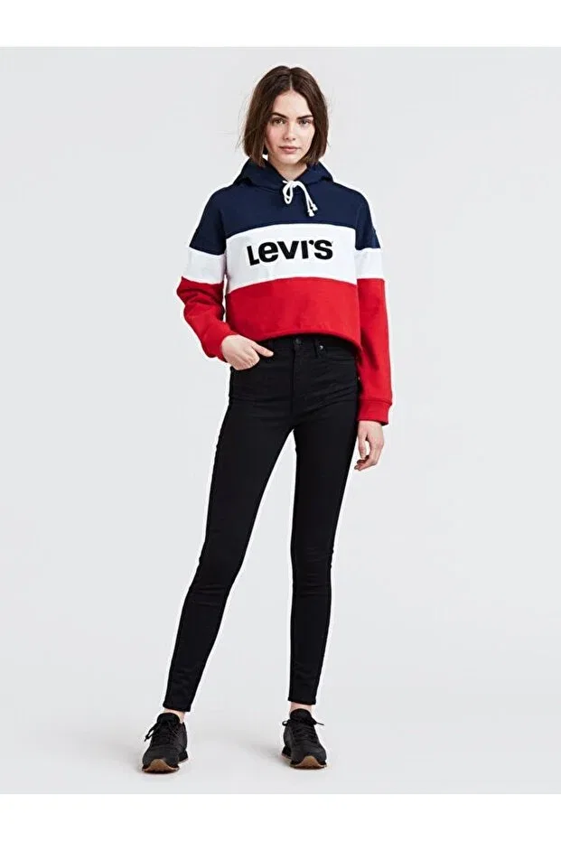 Женские джинсы скинни с принтом Mile High Super Skinny Levi'S, Black