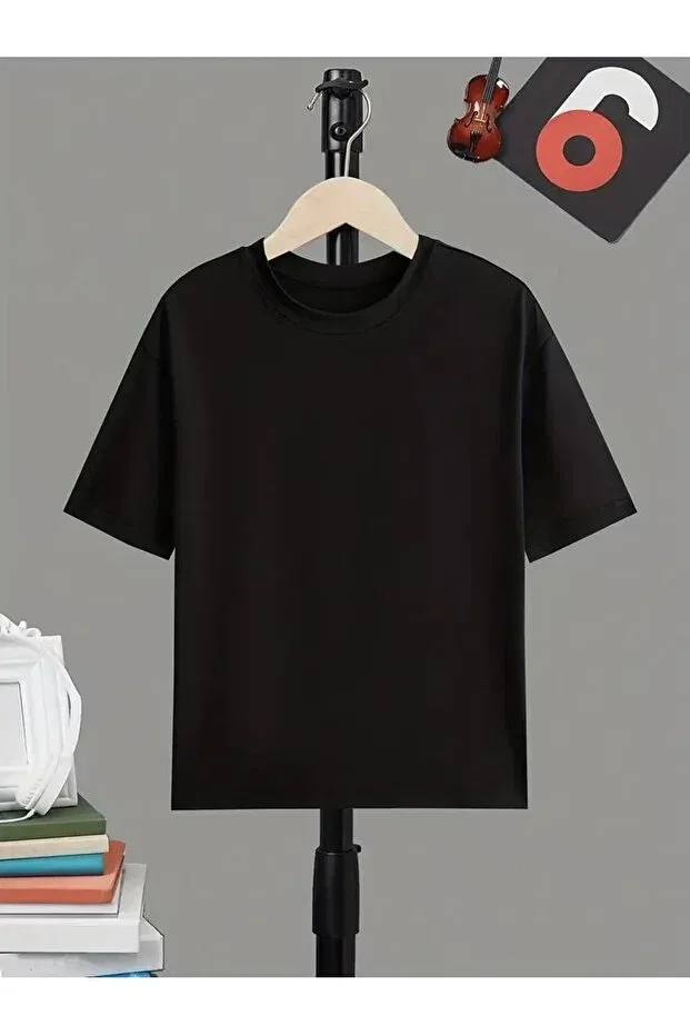 Детская футболка для мальчиков с коротким рукавом Qubo Sportswear & Company, Black