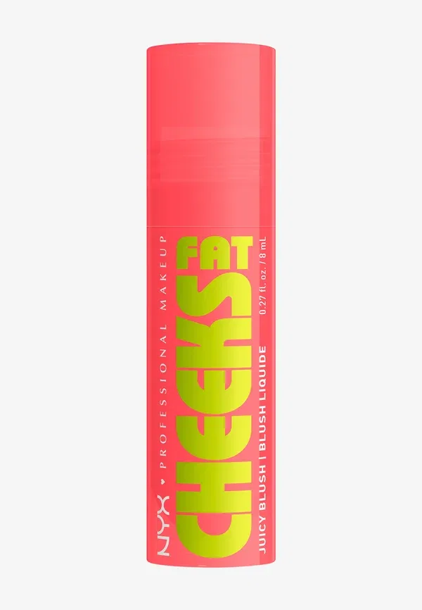 Румяна жидкие Fat cheeks blush Nyx Professional Makeup, Peach Plunge, 8 мл, цвет peach plunge — фото 2