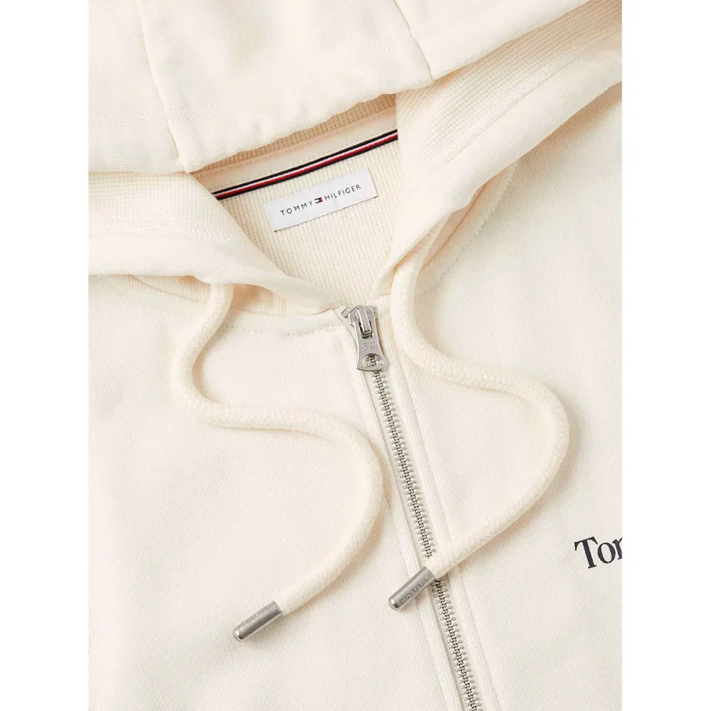 Мужской свитшот с полной застежкой Tommy hilfiger, White — фото 3