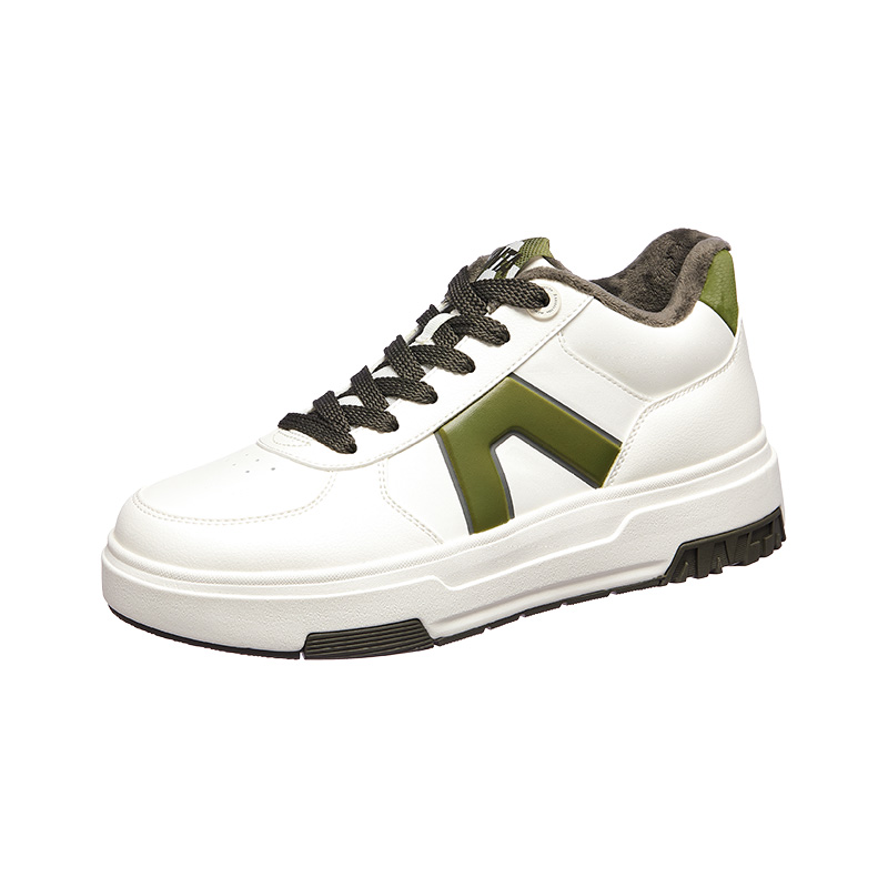 

Мужские кроссовки для скейтбординга Mid top устойчивые к скольжению и истиранию ANTA, слоновая кость/зеленый