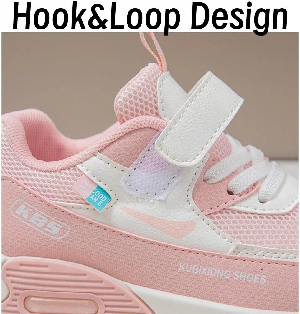Детские дышащие кроссовки из сетки для мальчиков и девочек XinYiQu, Pink — фото 4