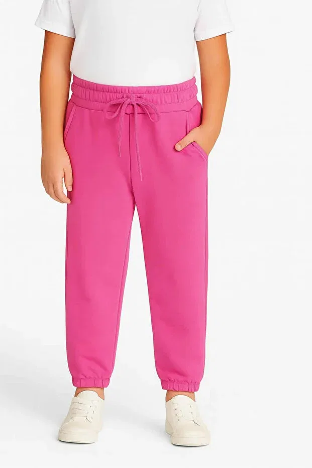 Детские спортивные штаны для девочек хлопковые Krm Kerem Bebe, Pink