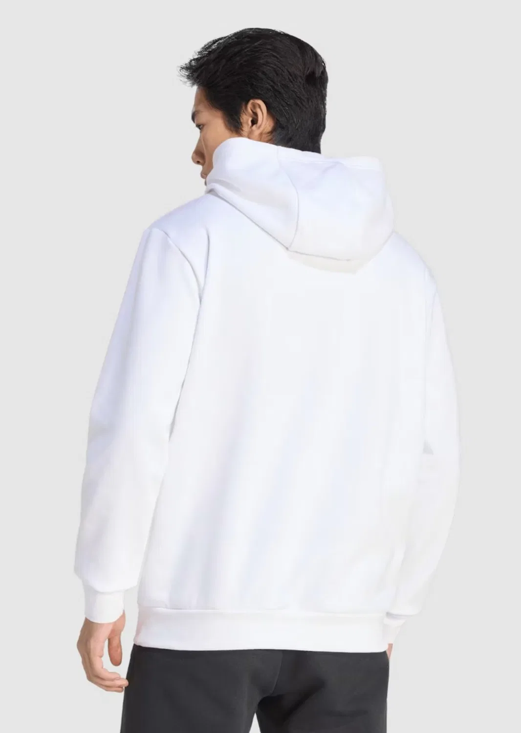 Худи Adidas Performance белого цвета — фото 3