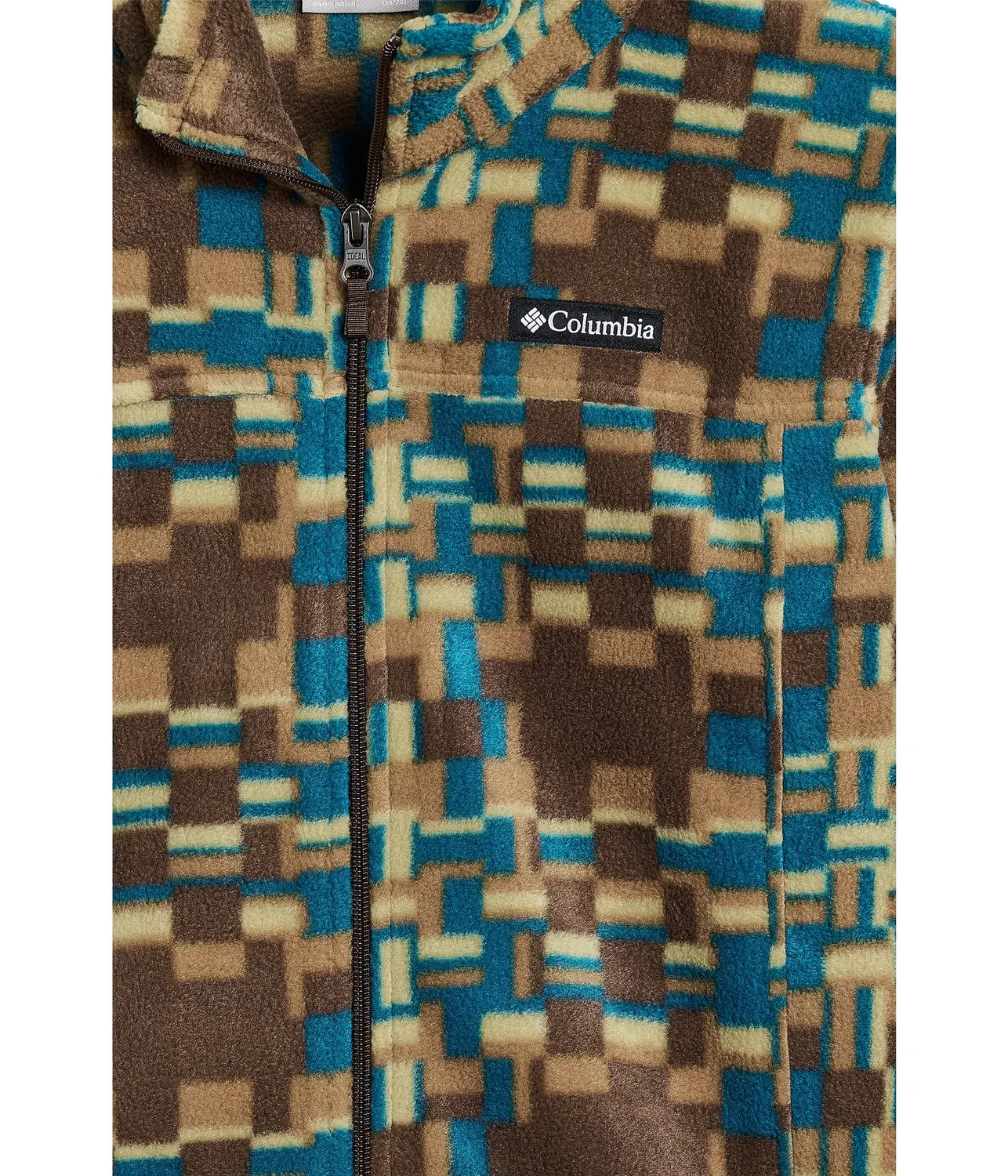 Флисовая куртка Zing III (для маленьких и больших детей) Columbia Kids, Tobacco Unwoven — фото 3