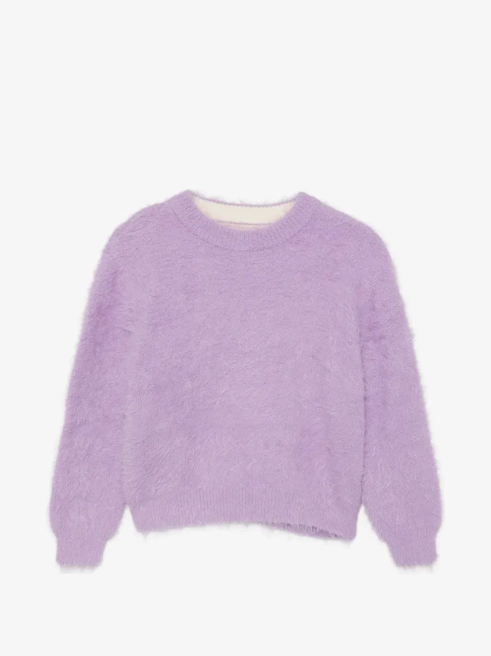 Свитер фактурной вязки American Outfitters Kids, фиолетовый