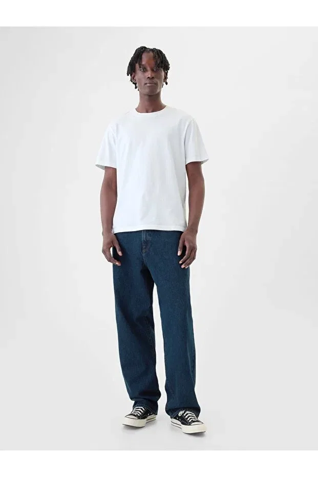 Мужские джинсы прямого кроя Gap, Navy Blue-000