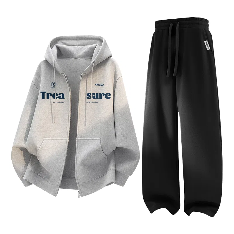 Детский комплект свитшотов MINISO, Цвет Heather Gray