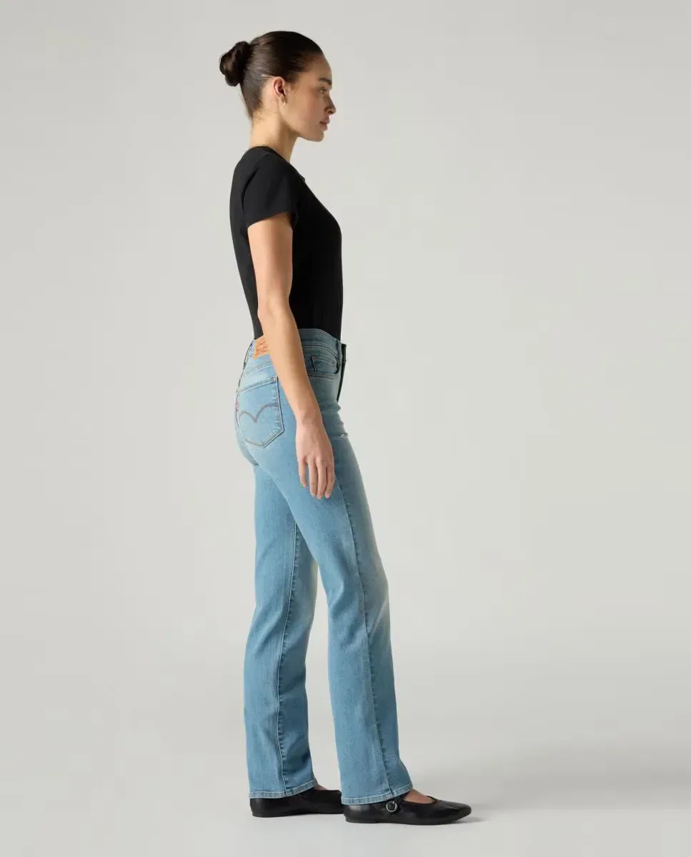 Женские джинсы прямого кроя с эффектом shaping 314 Shaping Straight Levi's, Azul Claro — фото 4