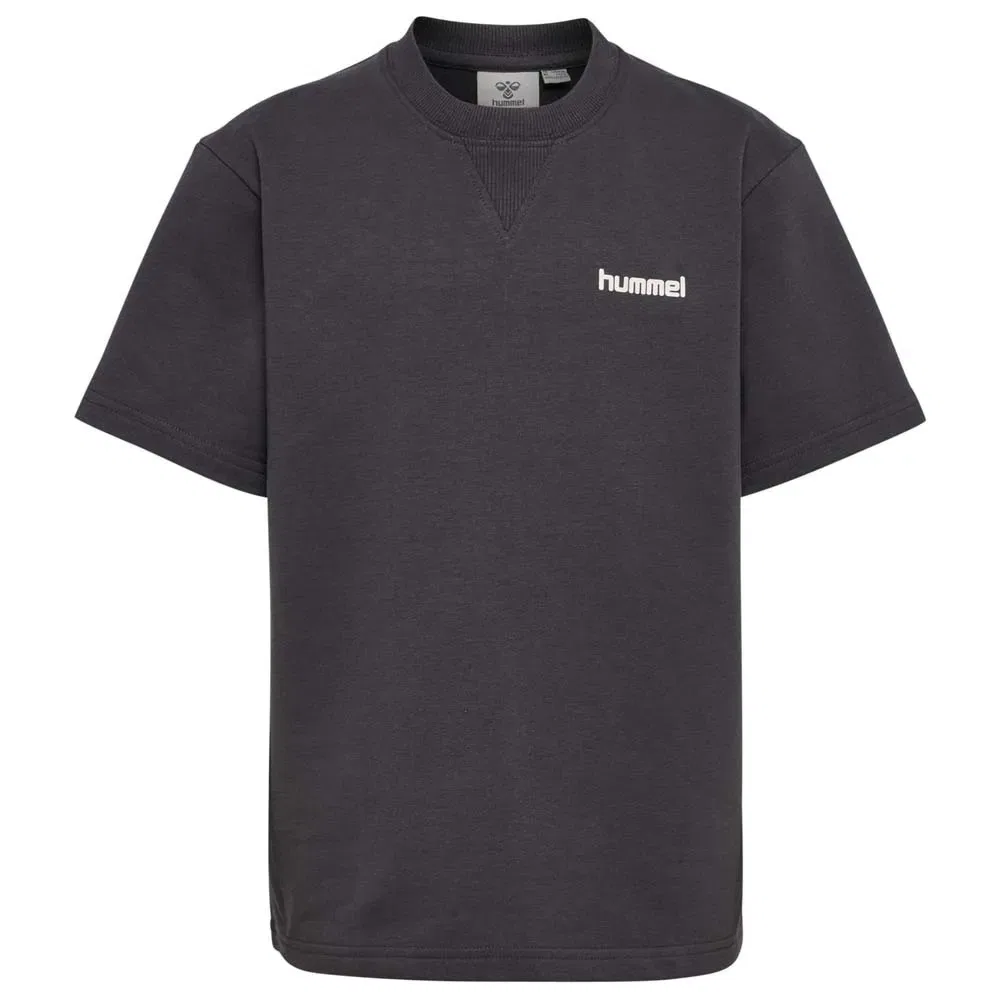 Детская футболка из легкого футера с принтом hmlJR LIGHT SWEAT T-SHIRT S/S Hummel, Grey