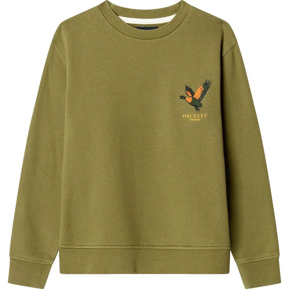 Детский свитшот для мальчиков Duck Hackett, Green