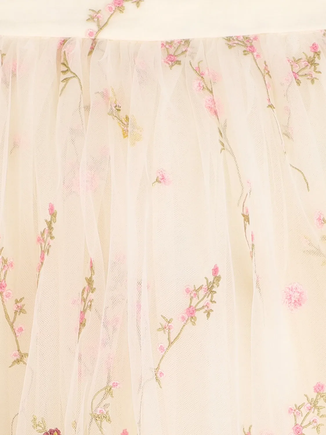 Юбка-миди из тюля нейтральных тонов Givenchy, нейтральные — фото 3