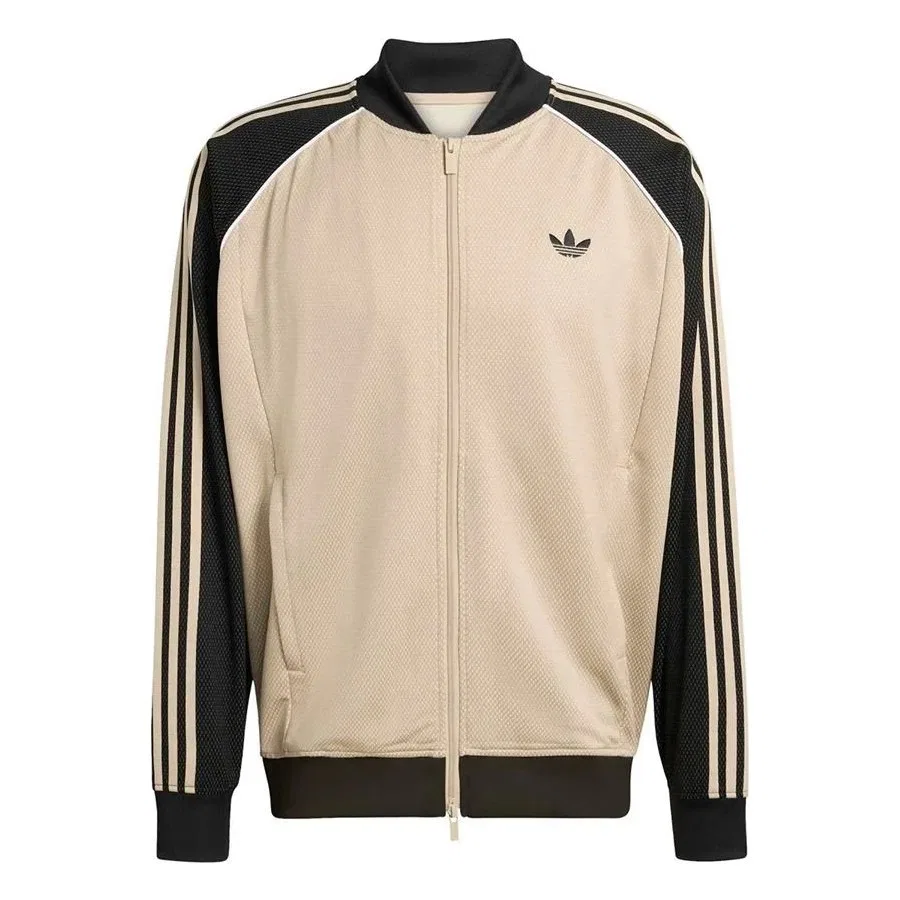 Мужской свитшот с воротником-стойкой Adidas SST TT KE0114, Бежевый