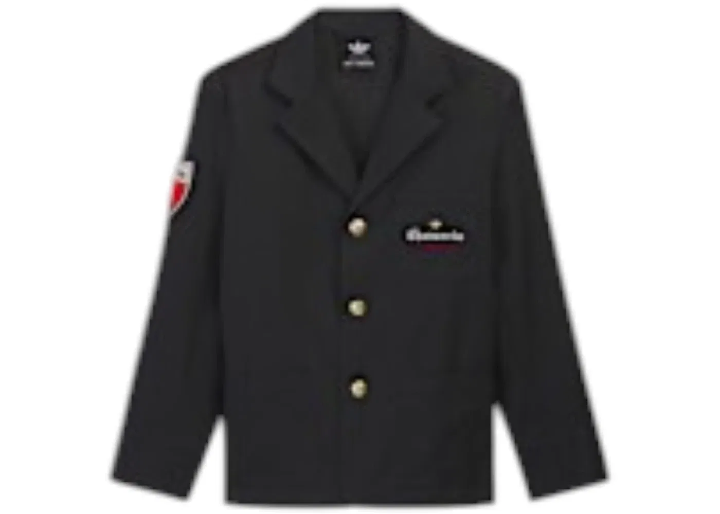 Мужской блейзер от Adidas x Willy Chavarria, модель WC Players Blazer, Black