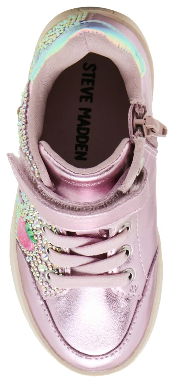 Детские кроссовки для девочек с принтом TDELIGHT Steve Madden, Pink — фото 4