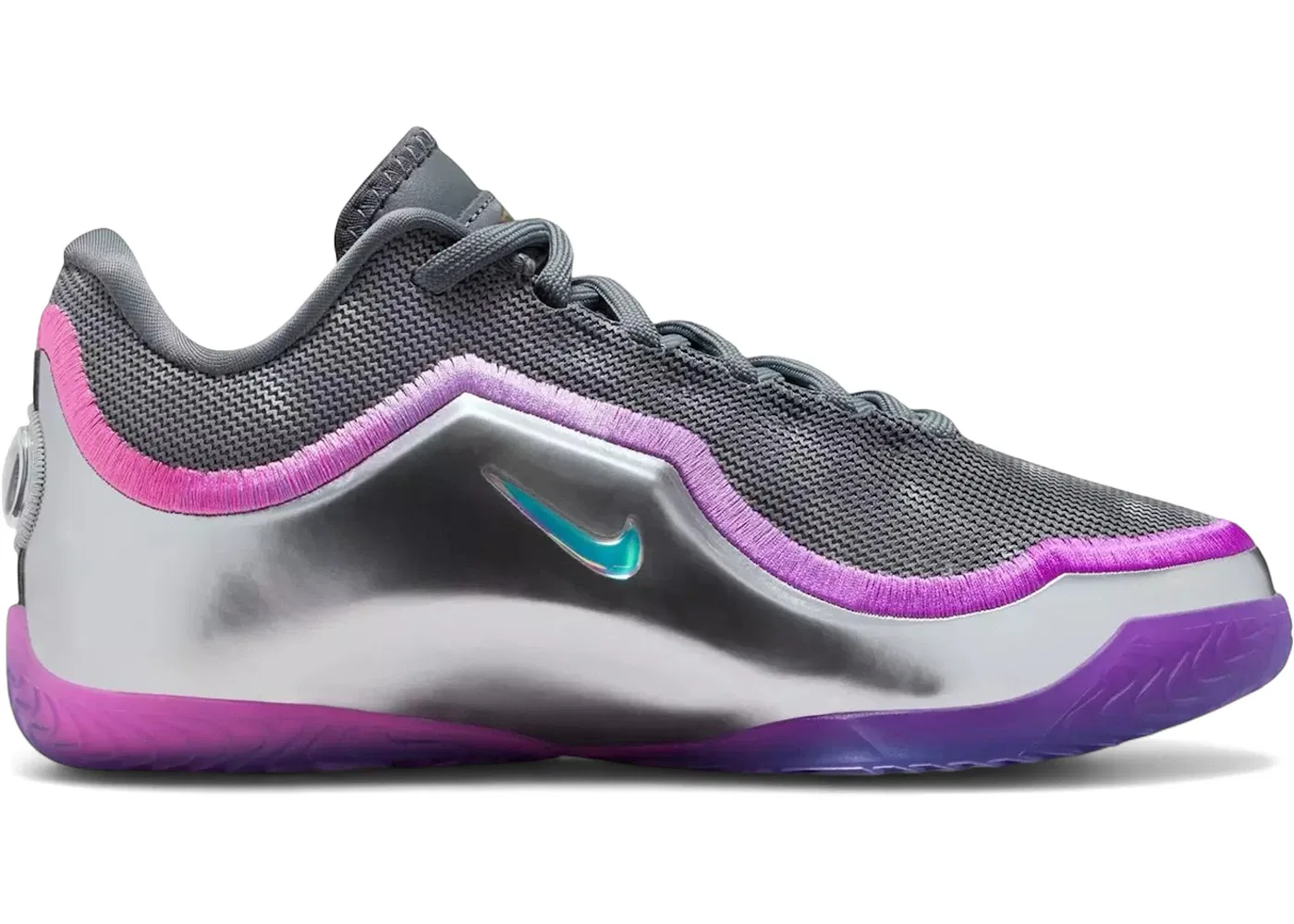 Детские кроссовки для мальчиков Nike LeBron 23, Cool Grey/Black/Metallic Silver