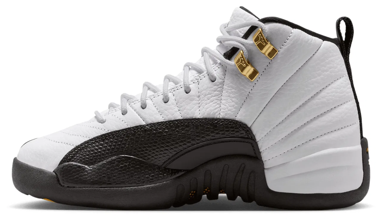 Баскетбольные кроссовки для мальчиков Retro 12 Jordan, цвет White/Taxi/Black — фото 2