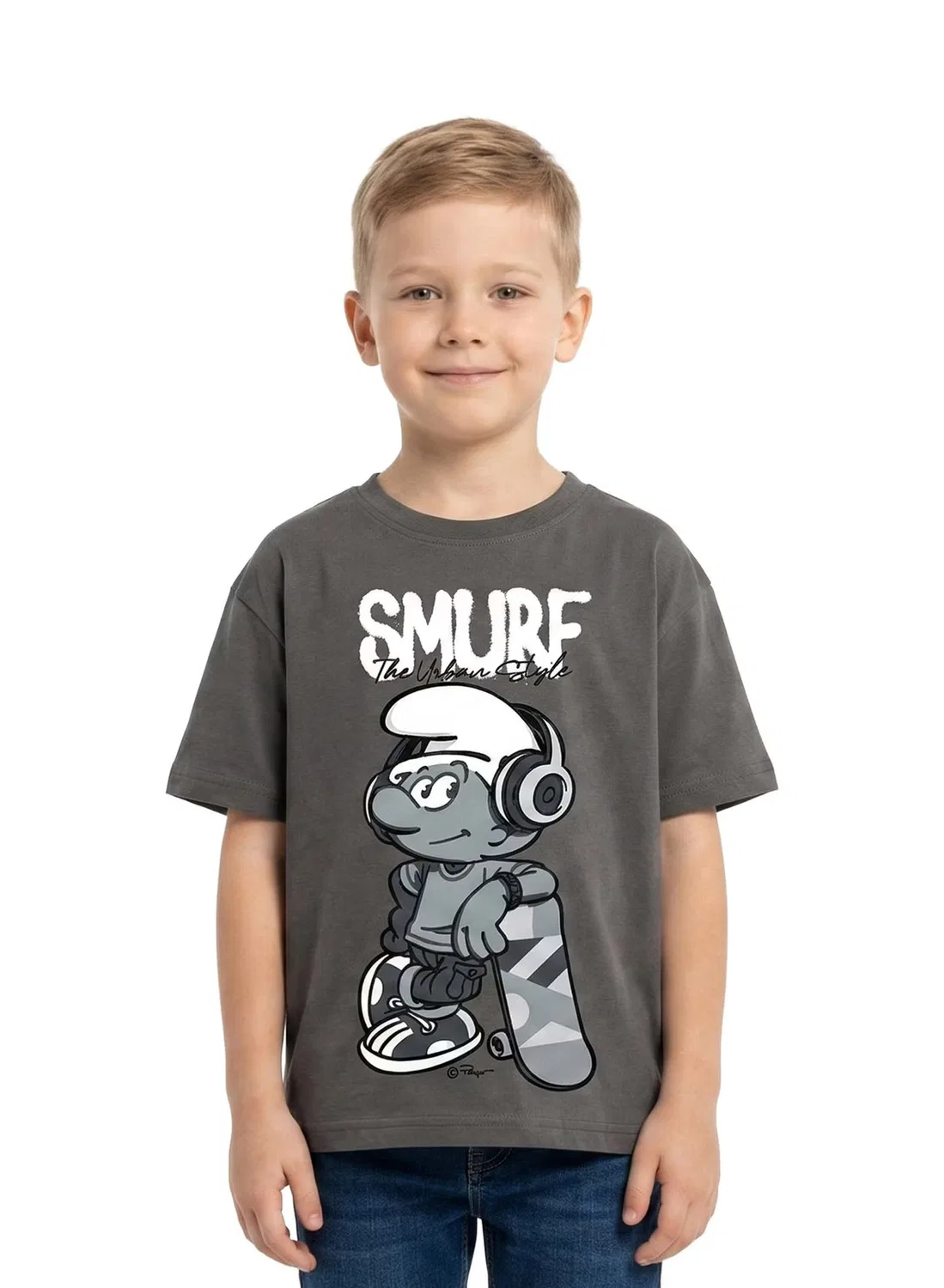 Комплект футболок с принтом Smurfs Trucare, мультиколор — фото 4