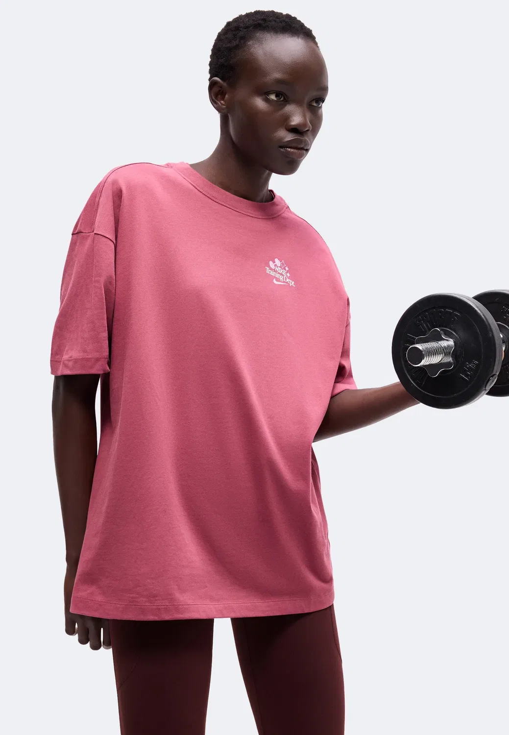 Футболка Move - спортивная футболка Nike Performance, Pink Smoke — фото 4