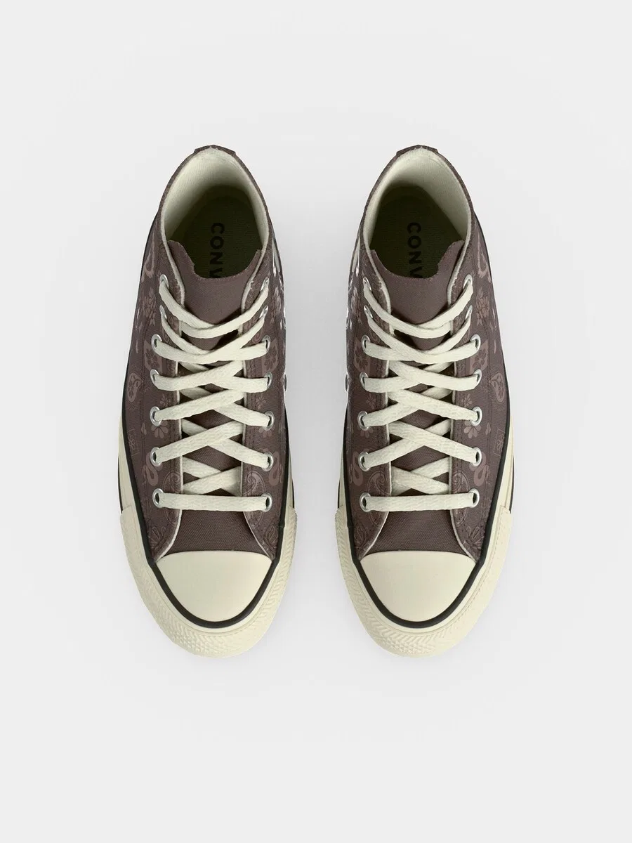 Кроссовки CONVERSE 'CTAS' в сиреневом и темно-фиолетовом цветах — фото 4