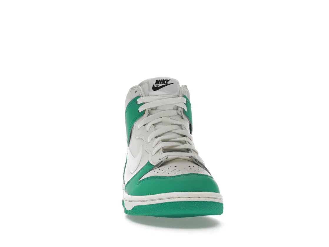 Детские кроссовки для мальчиков и девочек высокие Nike Dunk High Nike, Phantom/Stadium Green/Black/Sail — фото 2