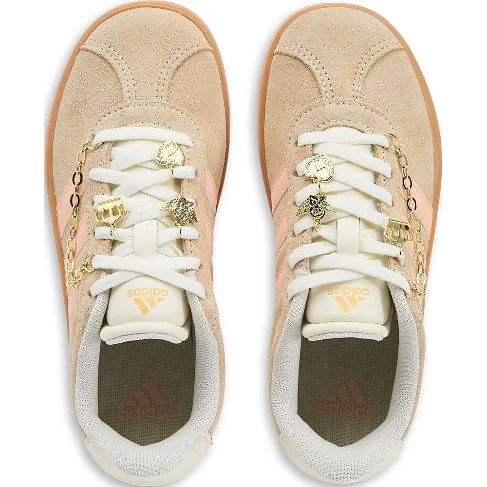 Детские кроссовки VL Court 3.0 Adidas, Beige/Khaki — фото 4