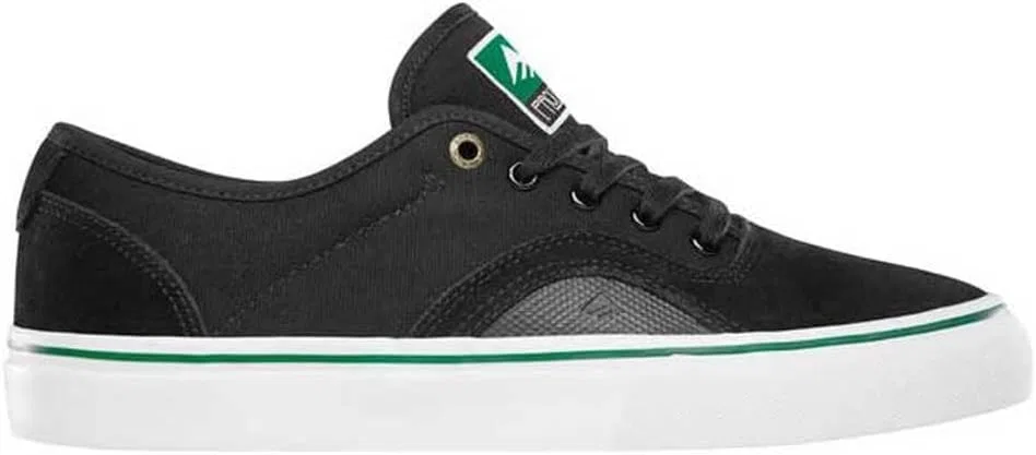 Мужские скейтбордистские кроссовки Emerica Provost G6, Black White Gold — фото 2
