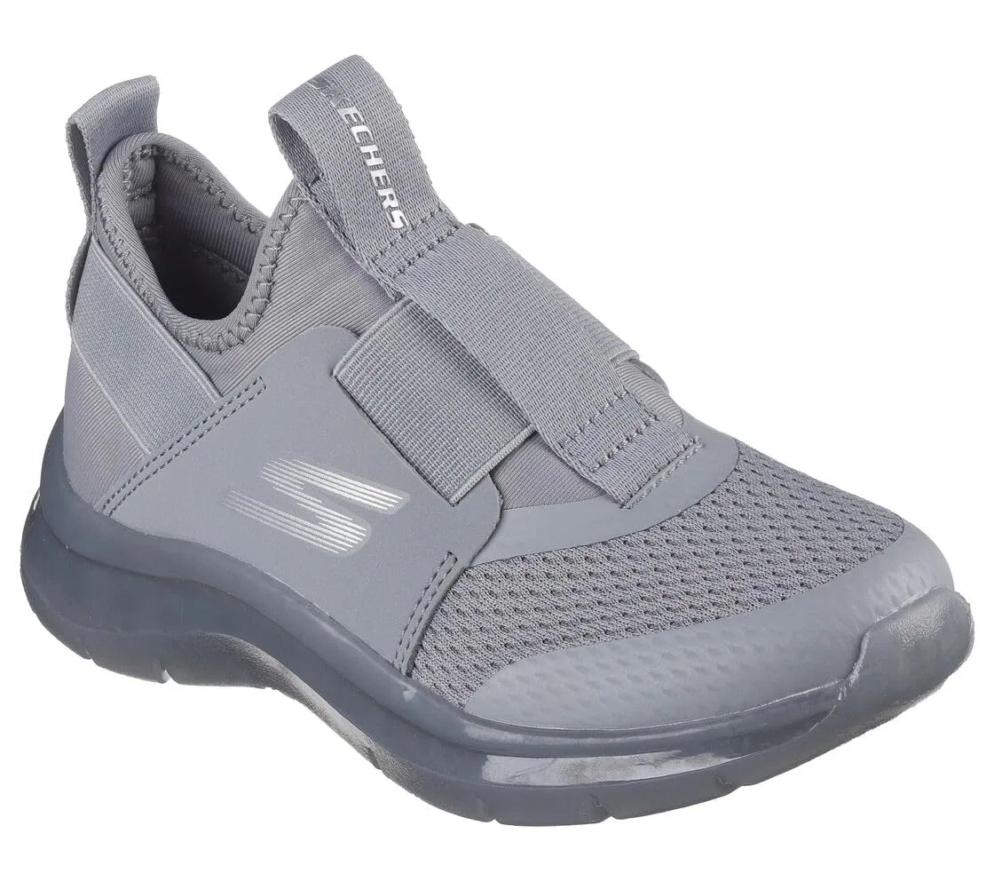 Детские кроссовки для мальчиков с цельной подошвой Skech Fast Ice Skechers, Grey — фото 3